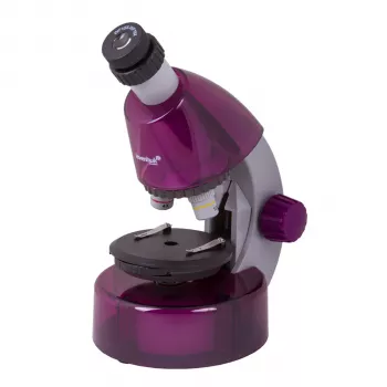 Levenhuk LabZZ M101 Amethyst biologický mikroskop pre deti, 40x-640x, monokulár, LED osvetlenie