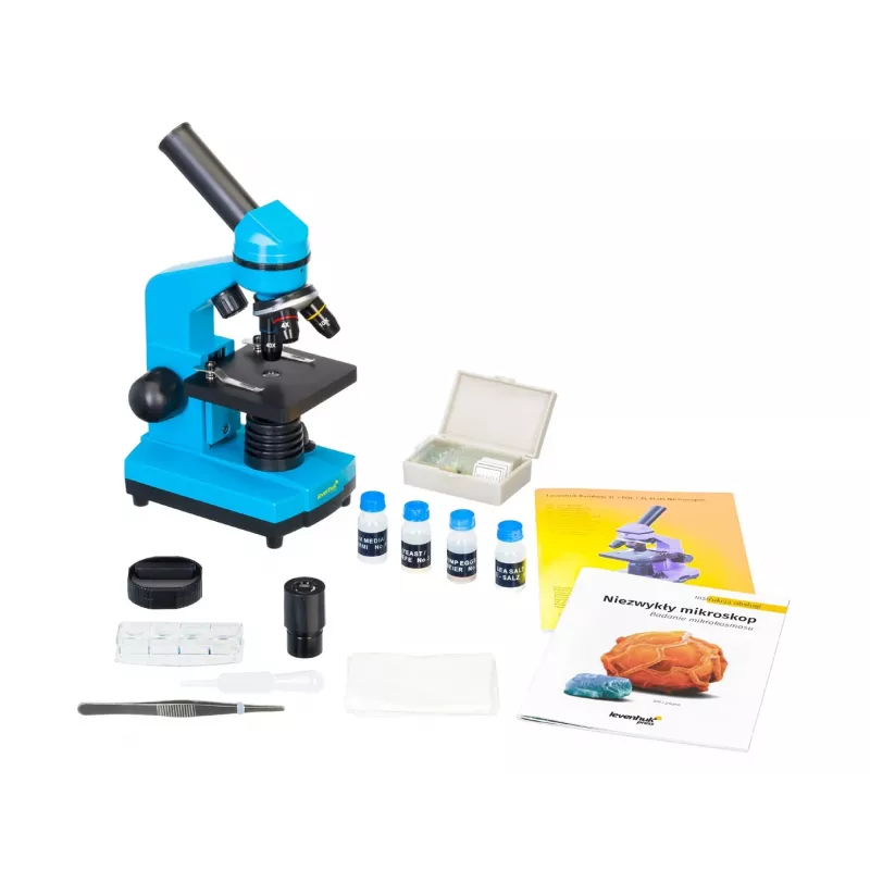 Levenhuk Rainbow 2L Moonstone biologický mikroskop 40x-400x