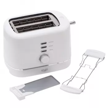 Adler AD 3224 biely toaster 750W 2 štrbiny