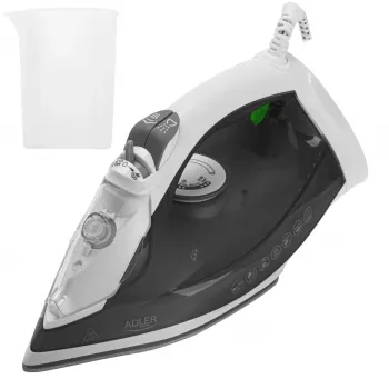 Adler AD 5051 parná žehlička s keramickou žehliacou plochou, 2600 W, 350 ml nádržka