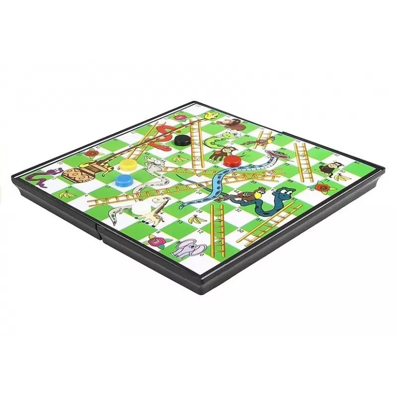 LEAN TOYS Magnetická hracia doska set 7 v 1 šach Ludo backgammon dáma