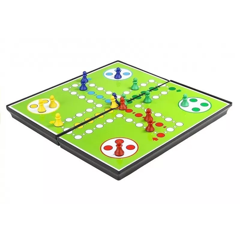 LEAN TOYS Magnetická hracia doska set 7 v 1 šach Ludo backgammon dáma