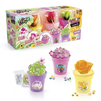 EPEE So Slime DIY Slime Shakers Floral Creations 3 kvetináče kreatívna sada