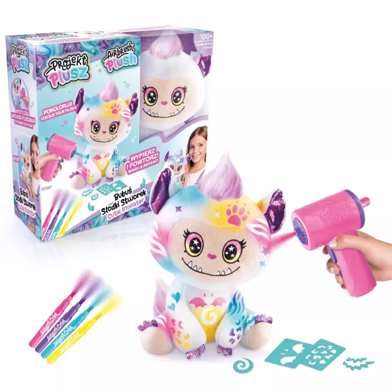 EPEE Projekt Plusz - Bubuś Sweet Monster - kreatívna sada s elektronickým airbrush