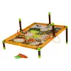 LEAN TOYS Arkádová hra Bag Throw Hoop 2v1 dinosaury doska