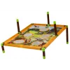 LEAN TOYS Arkádová hra Bag Throw Hoop 2v1 dinosaury doska