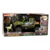 LEAN TOYS Off-Road Jagdwagen Hunter dinosaurus svetlá zvuky zelená