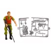 LEAN TOYS Off-Road Jagdwagen Hunter dinosaurus svetlá zvuky zelená