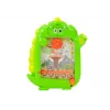 LEAN TOYS Kresliaca tabuľka vrecková hra 2v1 zelená dinosaury