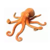 LEAN TOYS Plyšová chobotnica plyšová hračka maskot oranžová 55cm