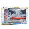 LEAN TOYS Vojenská sada loď ponorka stíhačky rakety