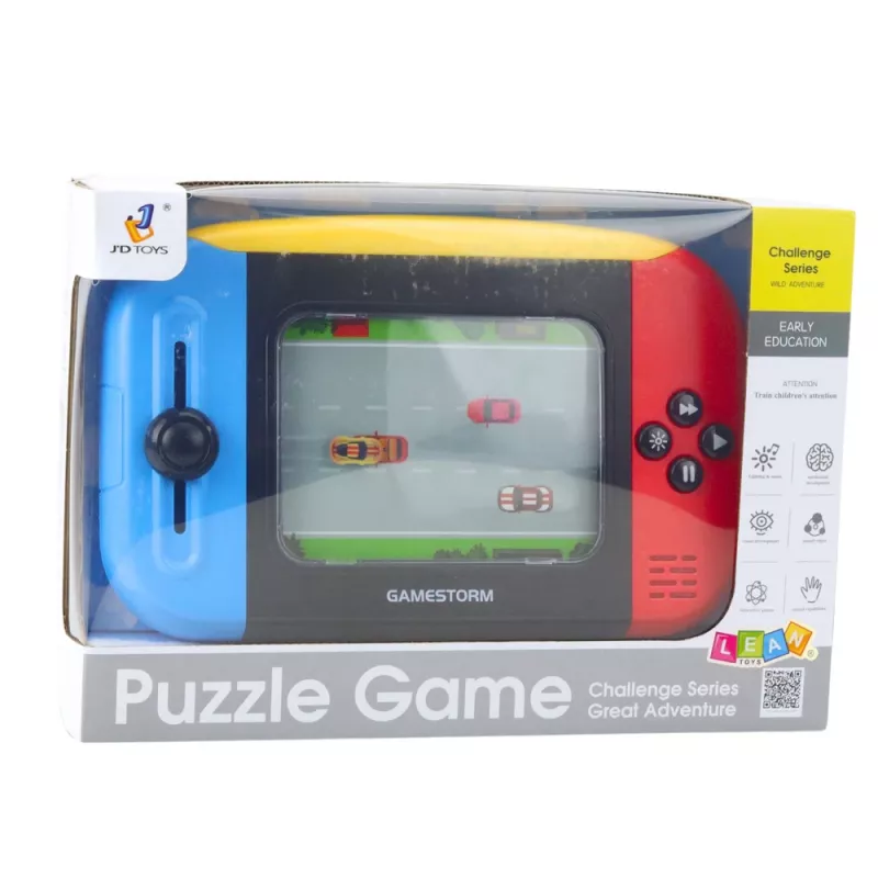 LEAN TOYS Konzola dobrodružná hra arkádové zvuky podsvietený displej