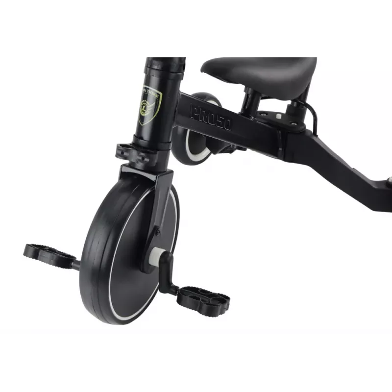 LEAN TRIKE PRO50 Trojkolka s tlačnou rukoväťou čierna