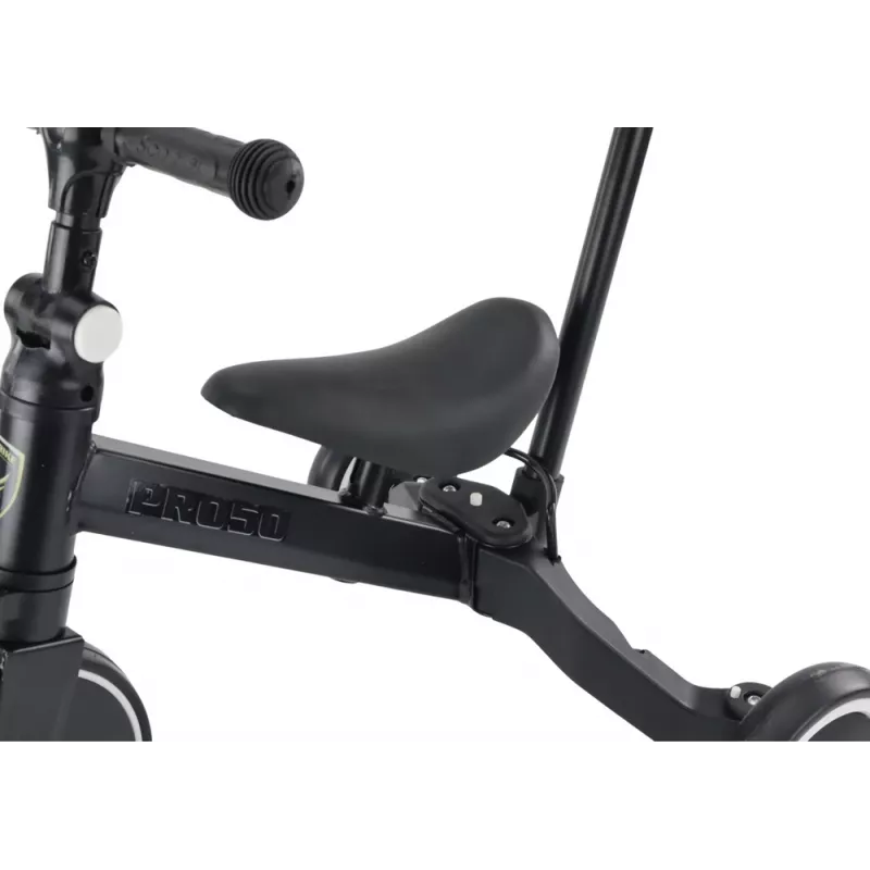LEAN TRIKE PRO50 Trojkolka s tlačnou rukoväťou čierna
