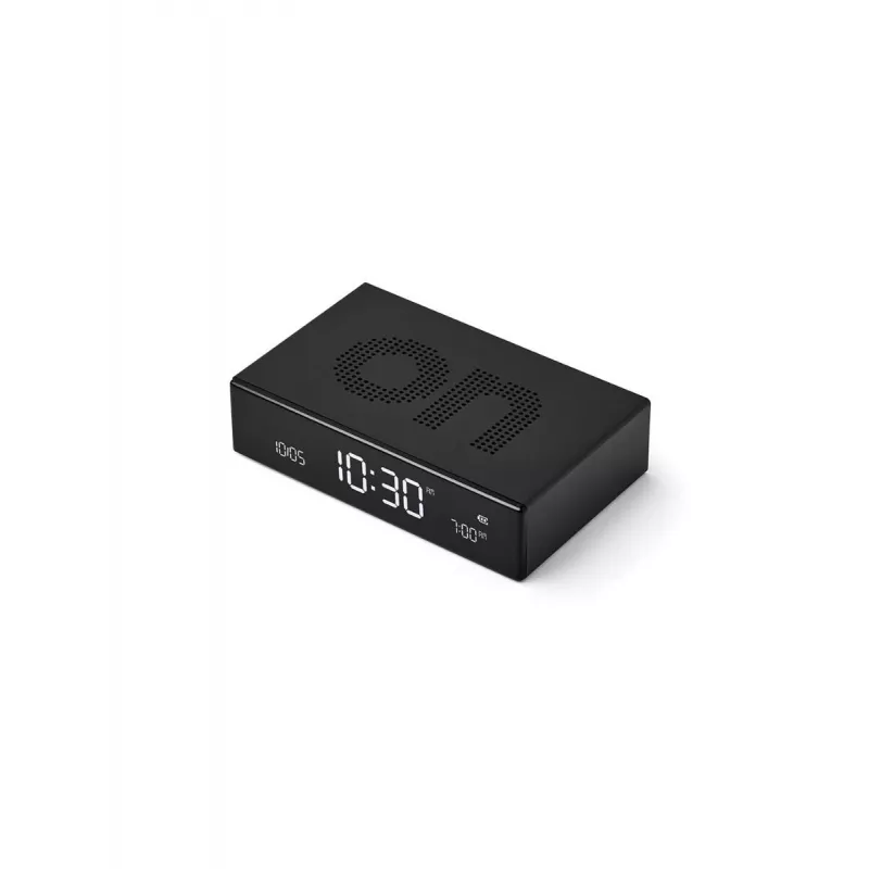 LEXON Flip Premium Budík obojstranný Čierna LR152N