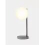 Lexon Bubble Lamp LED stolná lampa s 15W Qi nabíjačkou, Gunmetal