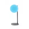 Lexon Bubble Lamp LED stolná lampa s 15W Qi nabíjačkou, Gunmetal