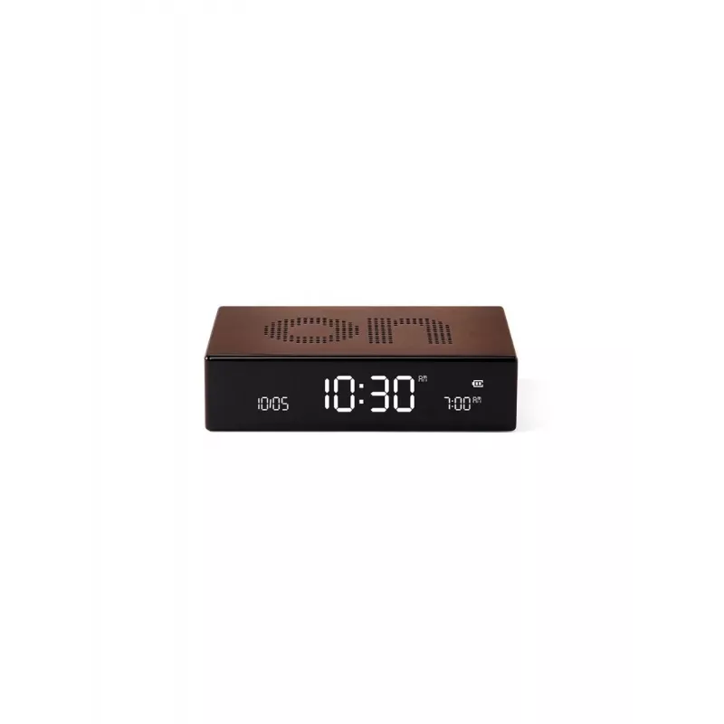 Lexon Flip Premium Budík obojstranný Bronzová LR152BZ