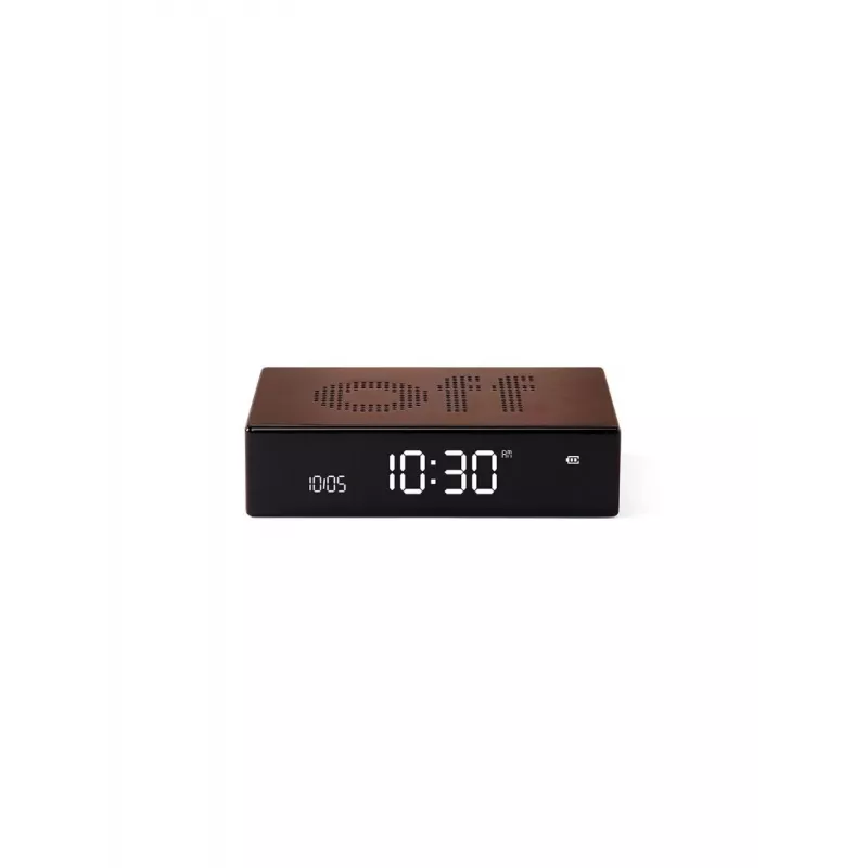 Lexon Flip Premium Budík obojstranný Bronzová LR152BZ
