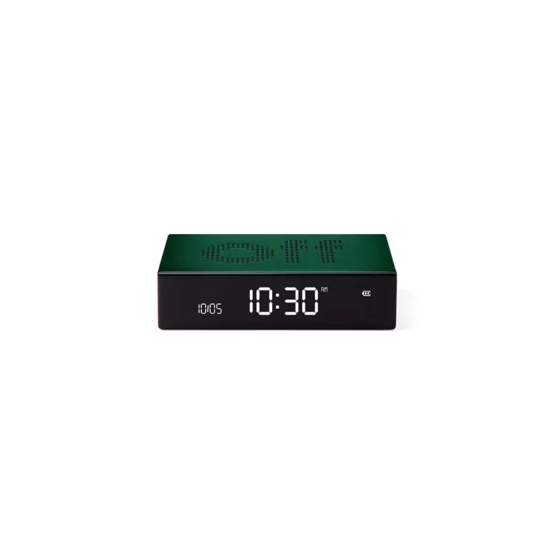 LEXON Flip Premium Digitálny budík Tmavozelená LR152DG1