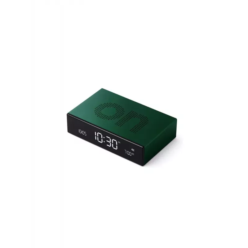 LEXON Flip Premium Digitálny budík Tmavozelená LR152DG1