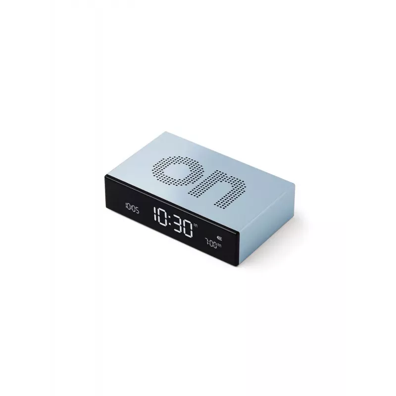 Lexon Flip Premium Budík Light Blue LR152LB1