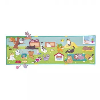 Janod Magneti'stories magnetické puzzle mačky 30 dielov 3+ roky