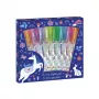 Janod gélové perá Mini 8 farieb Unicorns Dreamland 6+