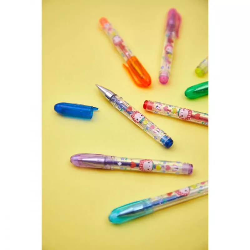 Janod gélové perá Mini 8 farieb Fruity Cuties 6+