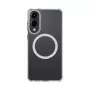 AMAZINGTHING Minimal Mag puzdro s magnetickým krúžkom pre Samsung Galaxy S25 Edge - priehľadné