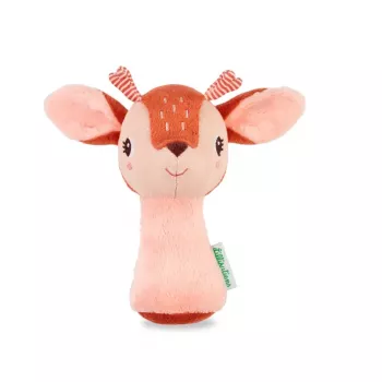 Lilliputiens mäkká hrkálka a pískacia hračka Stella the Fawn 3m+