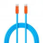 Newell kábel USB-C na USB-C 100W, 2m, silikónový, modro-oranžový