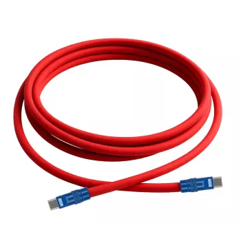Newell kábel USB-C na USB-C 100W 2m silikónový červeno-tmavomodrý