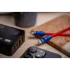 Newell kábel USB-C na USB-C 100W 2m silikónový červeno-tmavomodrý