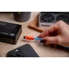 Newell kábel USB-C na USB-C 100W 1,5m silikónový zvinutý modro-oranžový