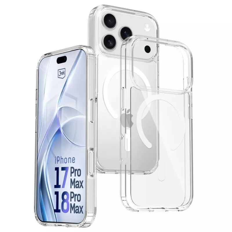 3MK PROTECTION Apple iPhone 17 Pro Max Hardy LiqForce MagCase zadný kryt - čierna