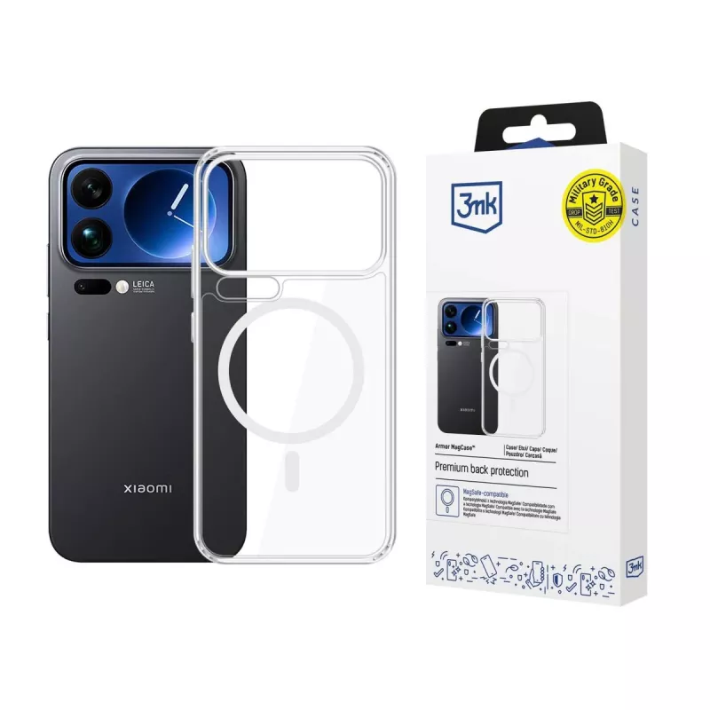 3MK PROTECTION Xiaomi 17 Pro Max Hardy LiqForce MagCase zadný kryt čierny