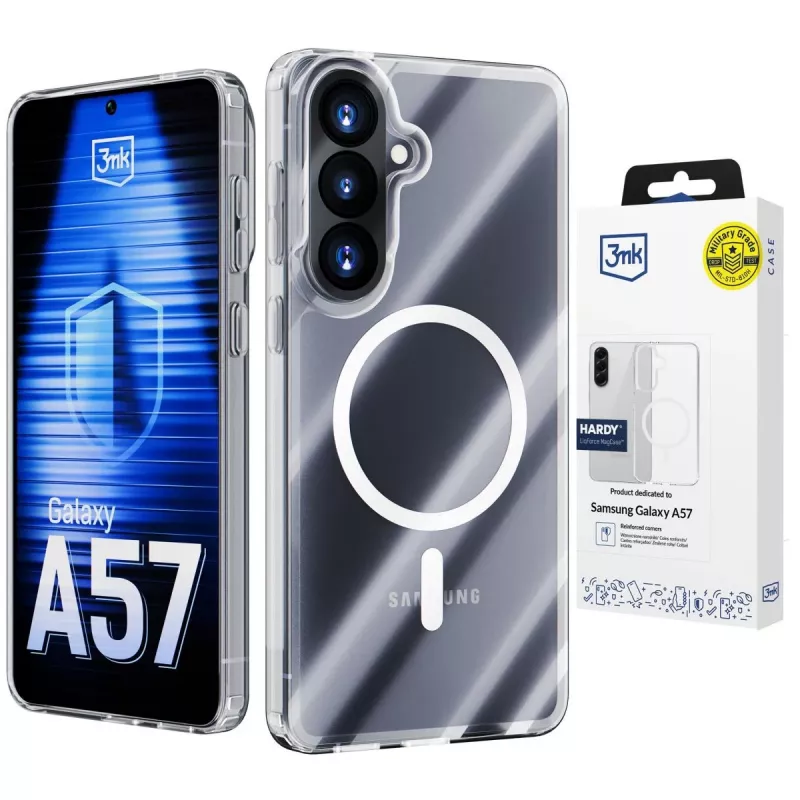 3MK PROTECTION Samsung Galaxy A57 - 3mk Hardy LiqForce MagCase čierna
