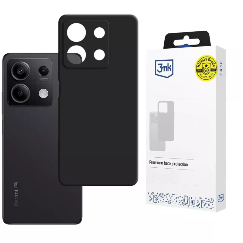 3MK PROTECTION Redmi Note 13 5G - 3mk Hardy Mellow puzdro čierne