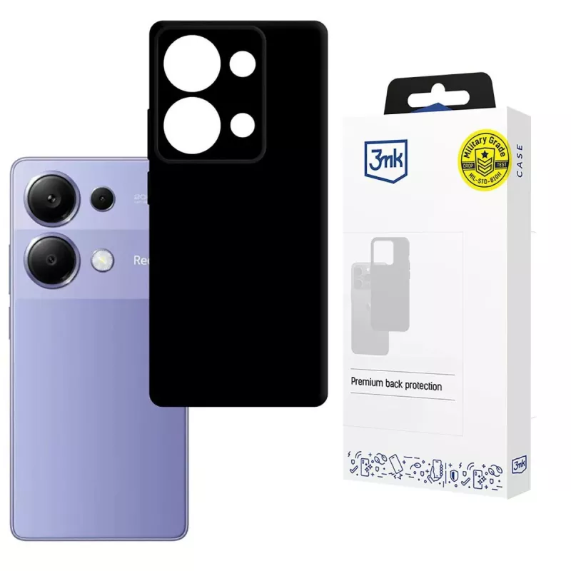3MK PROTECTION Hardy Mellow puzdro pre Xiaomi Redmi Note 13 Pro 4G - čierne