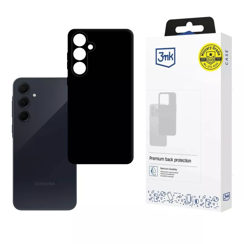 3MK PROTECTION Samsung Galaxy A35 5G - 3mk Hardy Mellow puzdro čierne
