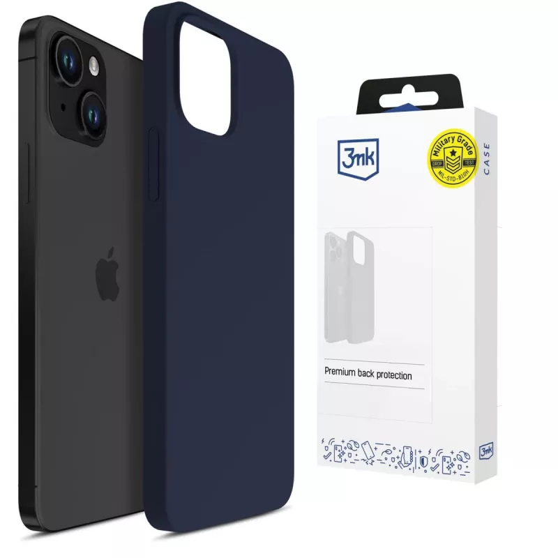 3MK PROTECTION Apple iPhone 15 Plus - 3mk Hardy Mellow puzdro tmavomodré