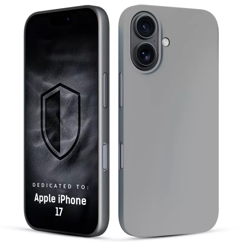 3MK Hardy Mellow puzdro pre Apple iPhone 17, sivé