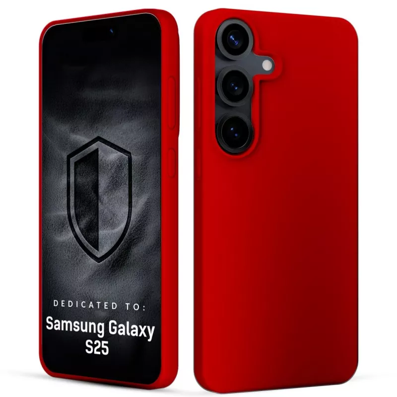 3MK PROTECTION Samsung Galaxy S25 - 3mk Hardy Mellow Case červená