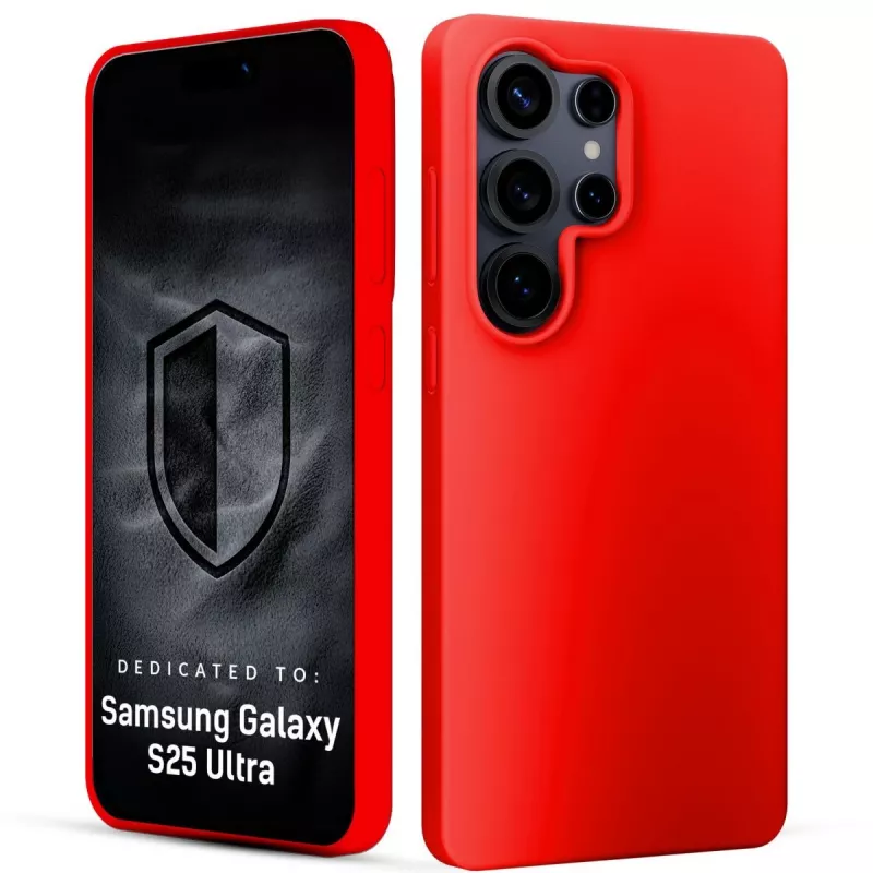 3MK PROTECTION Samsung Galaxy S25 Ultra - 3mk Hardy Mellow Case červená