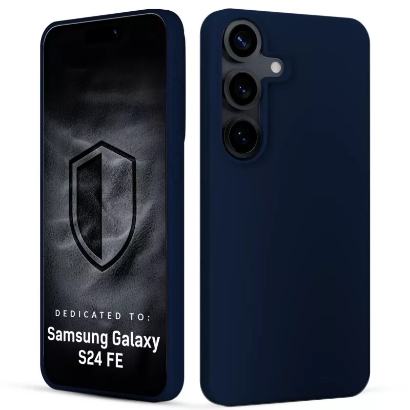 3MK PROTECTION Samsung Galaxy S24 FE - 3mk Hardy Mellow Case tmavomodré