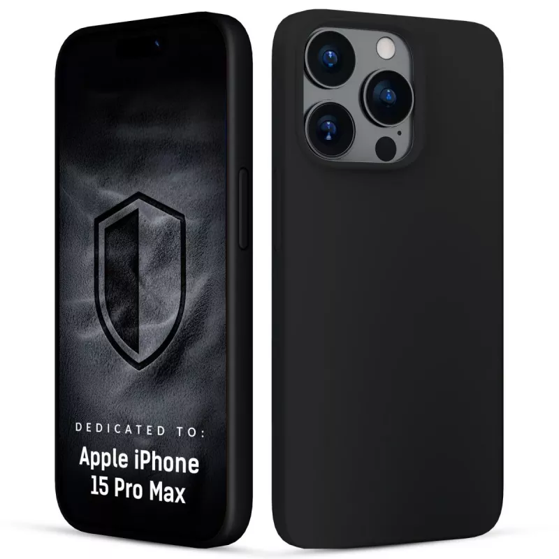 3MK PROTECTION Apple iPhone 15 Pro Max Hardy Mellow MagCase zadné puzdro čierna