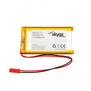 Akyga AKY0157 LP584174 Li-Po batéria 3,7 V 1800 mAh, PCM, JST 2,54 2-pólový, 150 mm