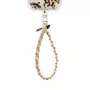 Crong Phone Charm - béžový Twist Braided Nylon Lanyard