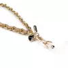 Crong Phone Charm - béžový Twist Braided Nylon Lanyard